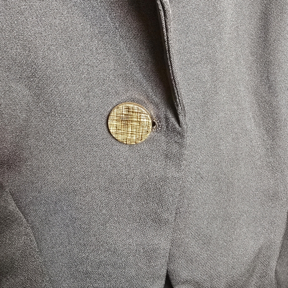 Womens Brown Dress Jacket with Animal Print Accents Boomchic Size 22-24 - Picture 8 of 11